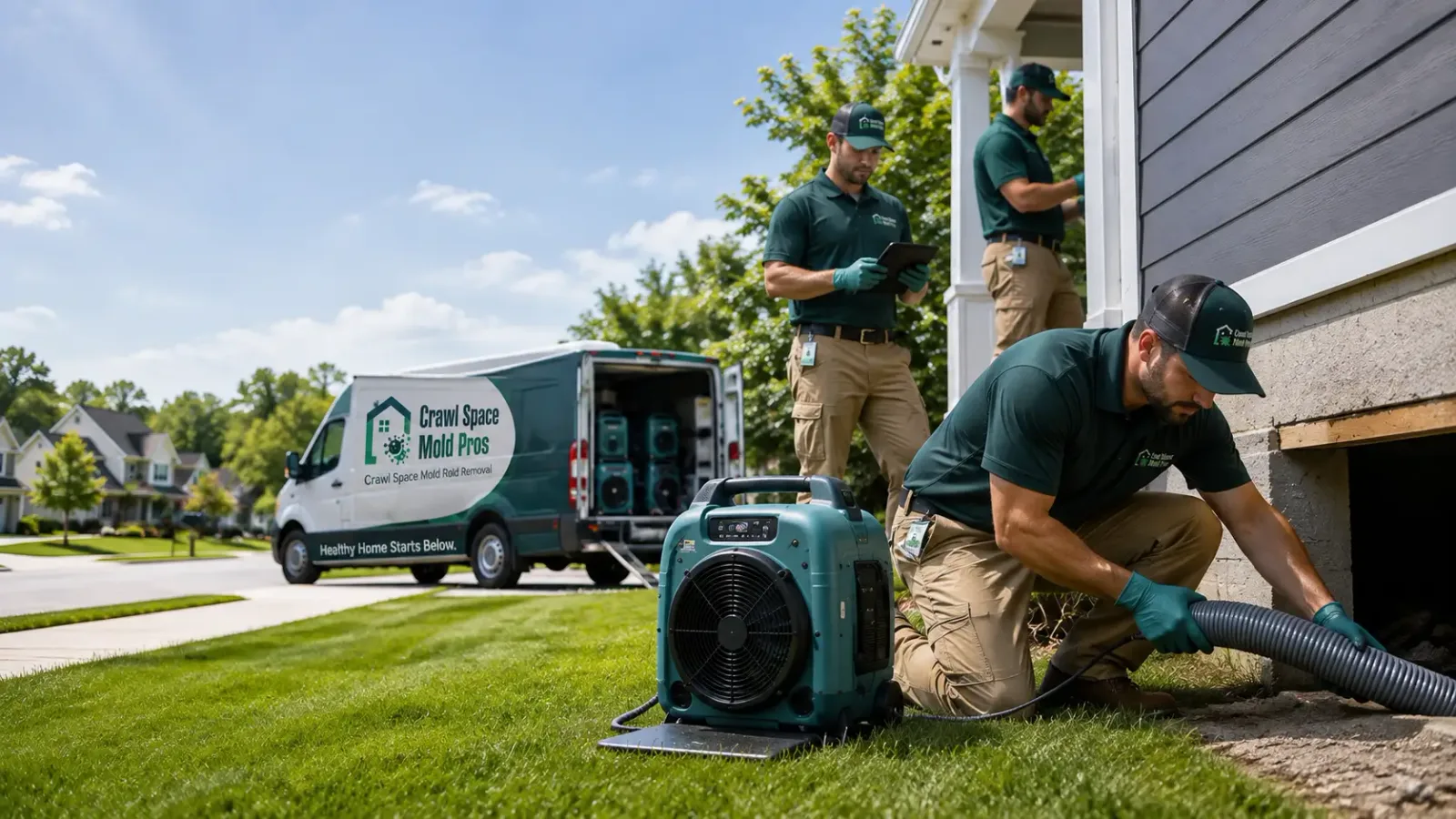 Crawl Space Mold Removal in Batavia, OH